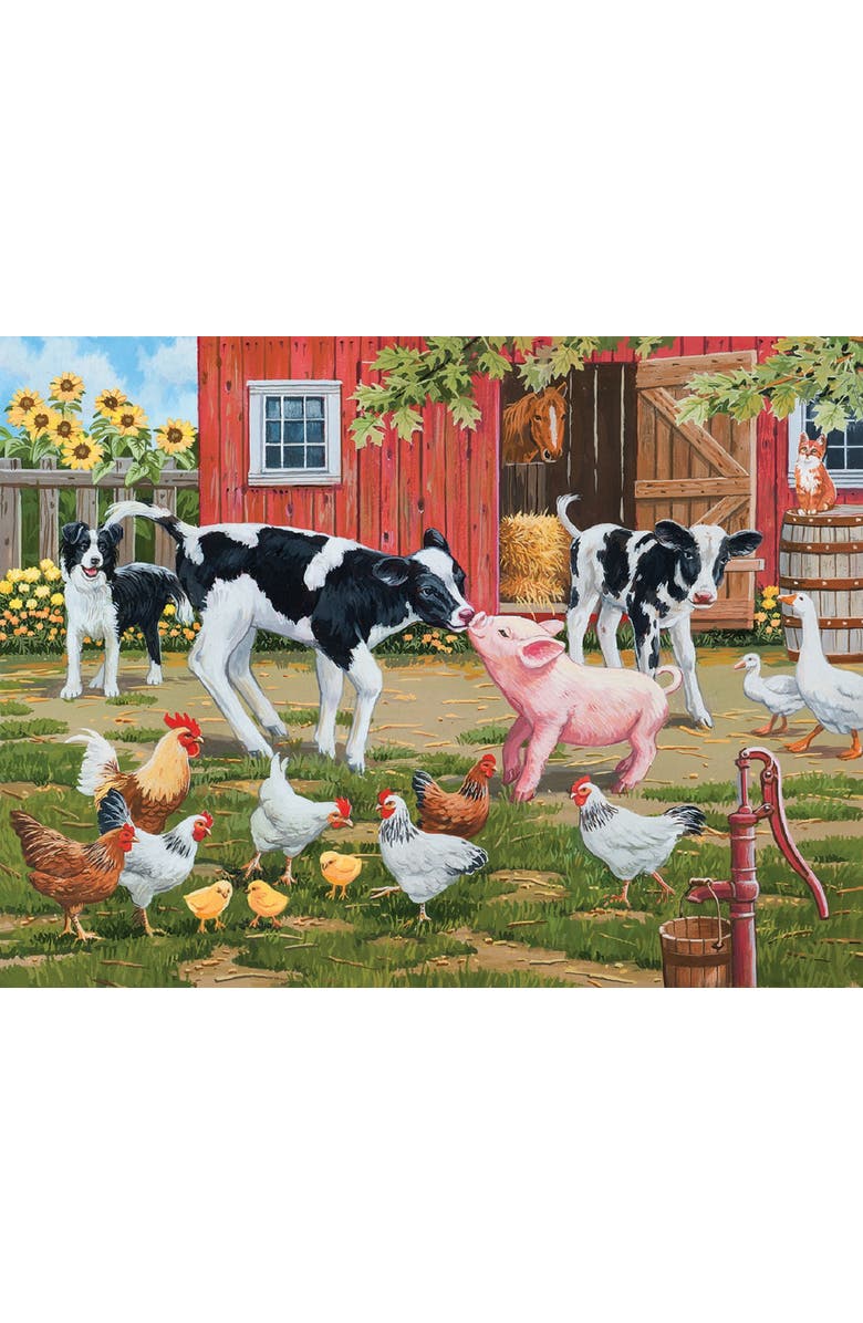 Sunsout Meeting New Friends 300 piece Jigsaw Puzzle for Adults, Alternate, color, Multicolor