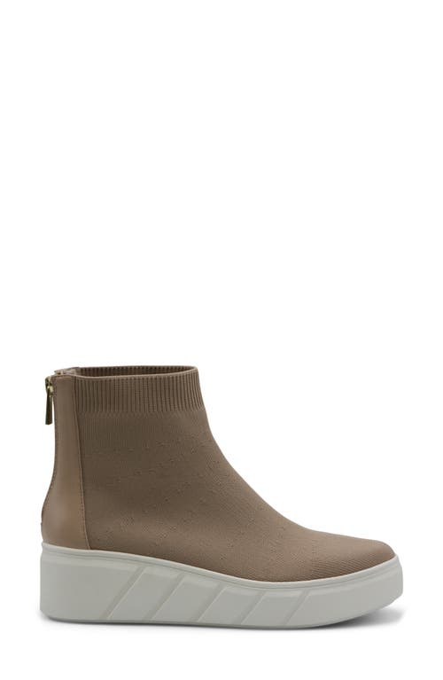 Charles David Rio Platform Wedge High Top Sneaker In Sand