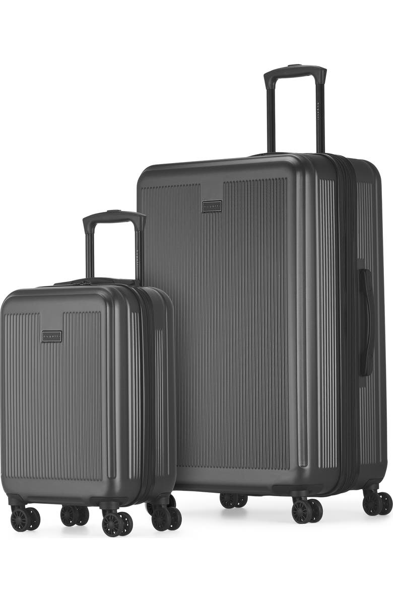 bugatti Singapore 2 Piece Hardside Luggage Set with Expansion, Main, color, Soil