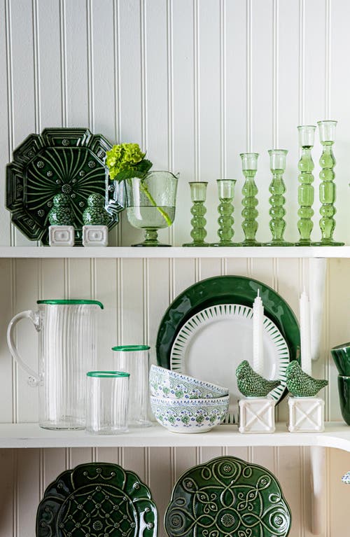 Juliska Nell Set Of 4 Highball Glasses In Watercress