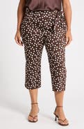 Renee C Sash Waist Capri Pants