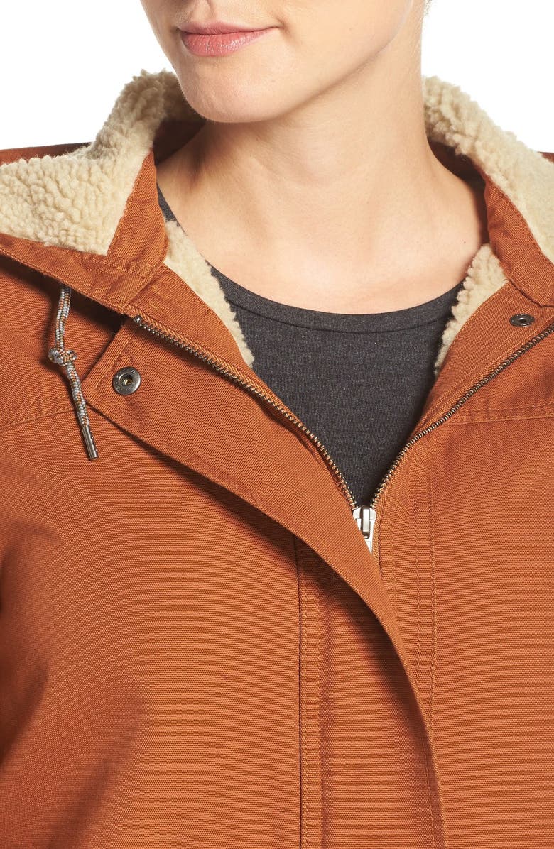 Patagonia 'Prairie Dawn' Canvas Parka, Alternate, color, 