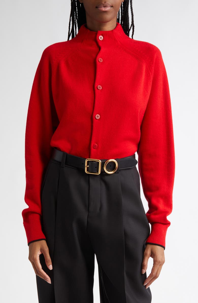 Jacquemus Le Cardigan Cashmere Cardigan, Main, color, Red