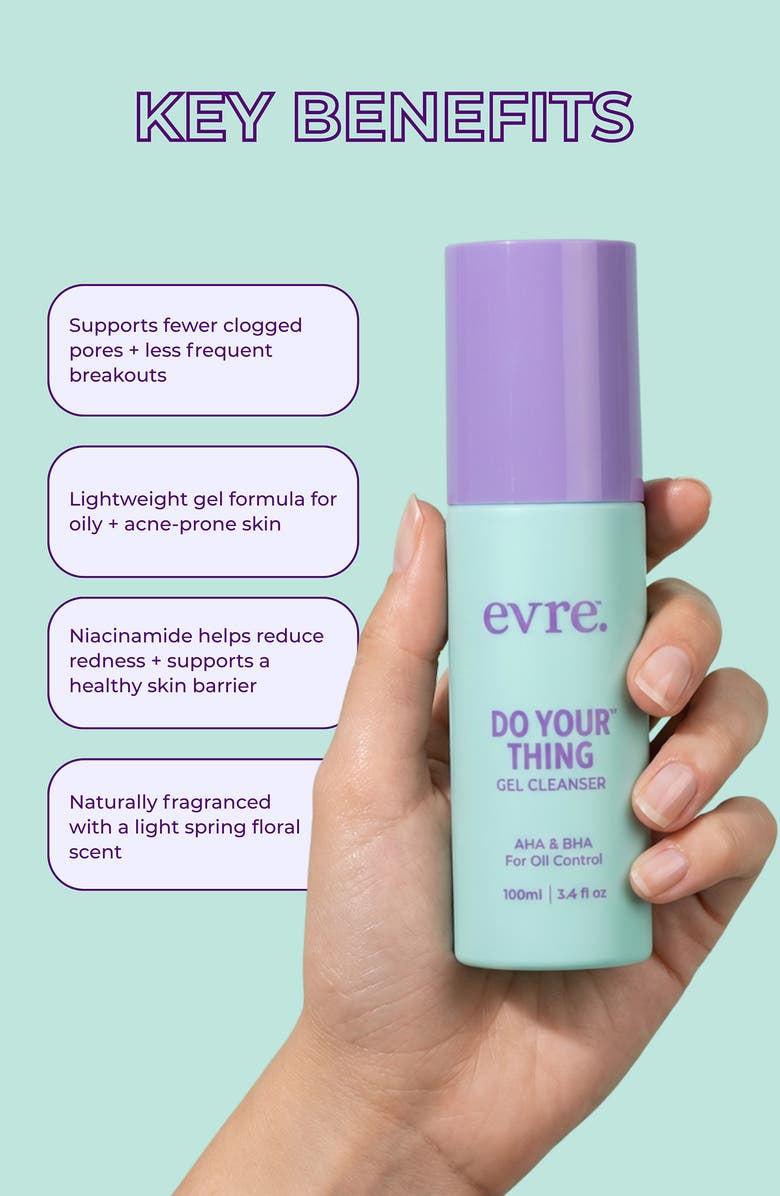 evre. Do Your Thing Gel Cleanser, Alternate, color, 