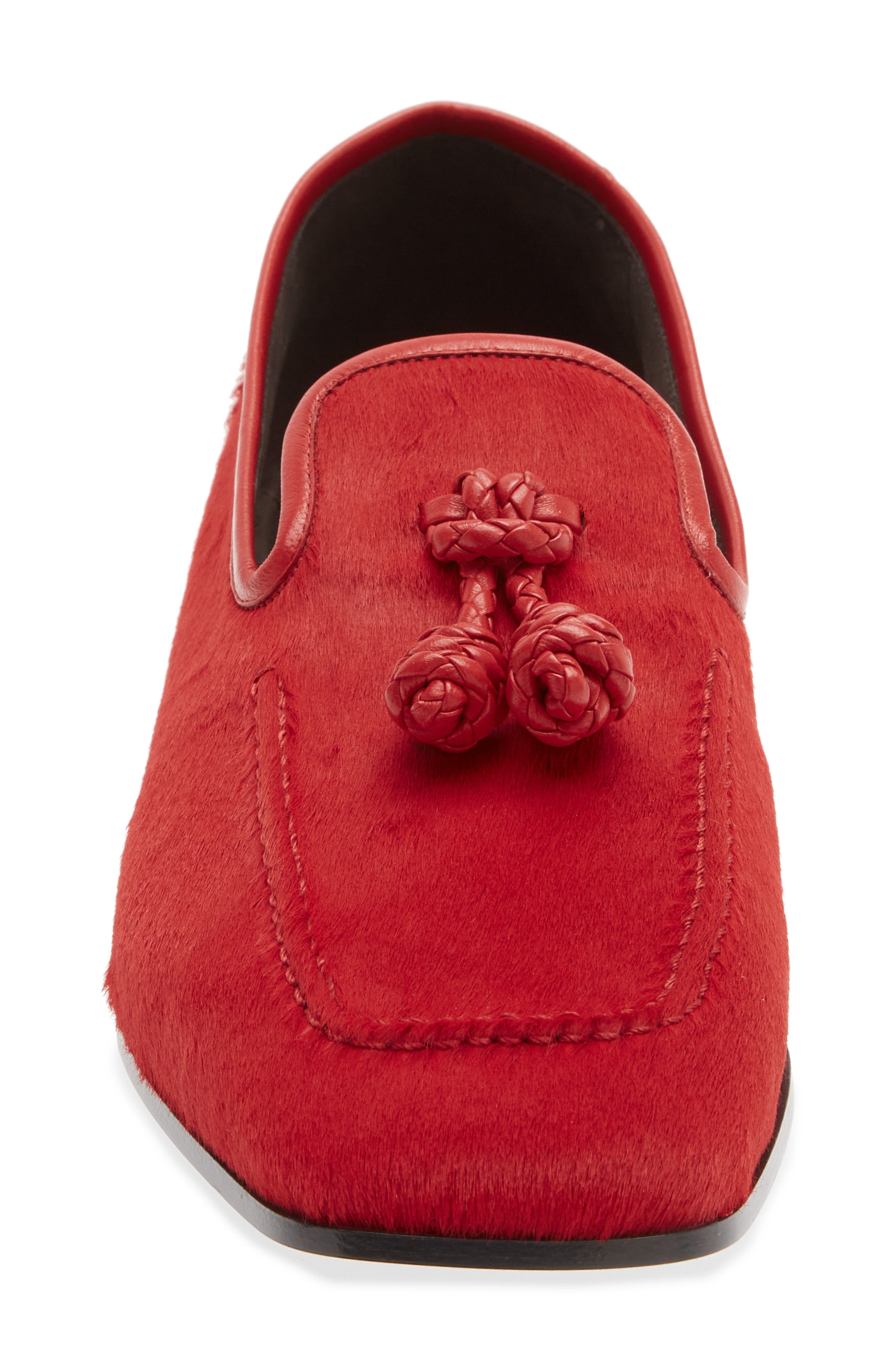Romeo Genuine Calf Hair Loafer, Alternate, color, 6513 FLASH RED CALF HAIR