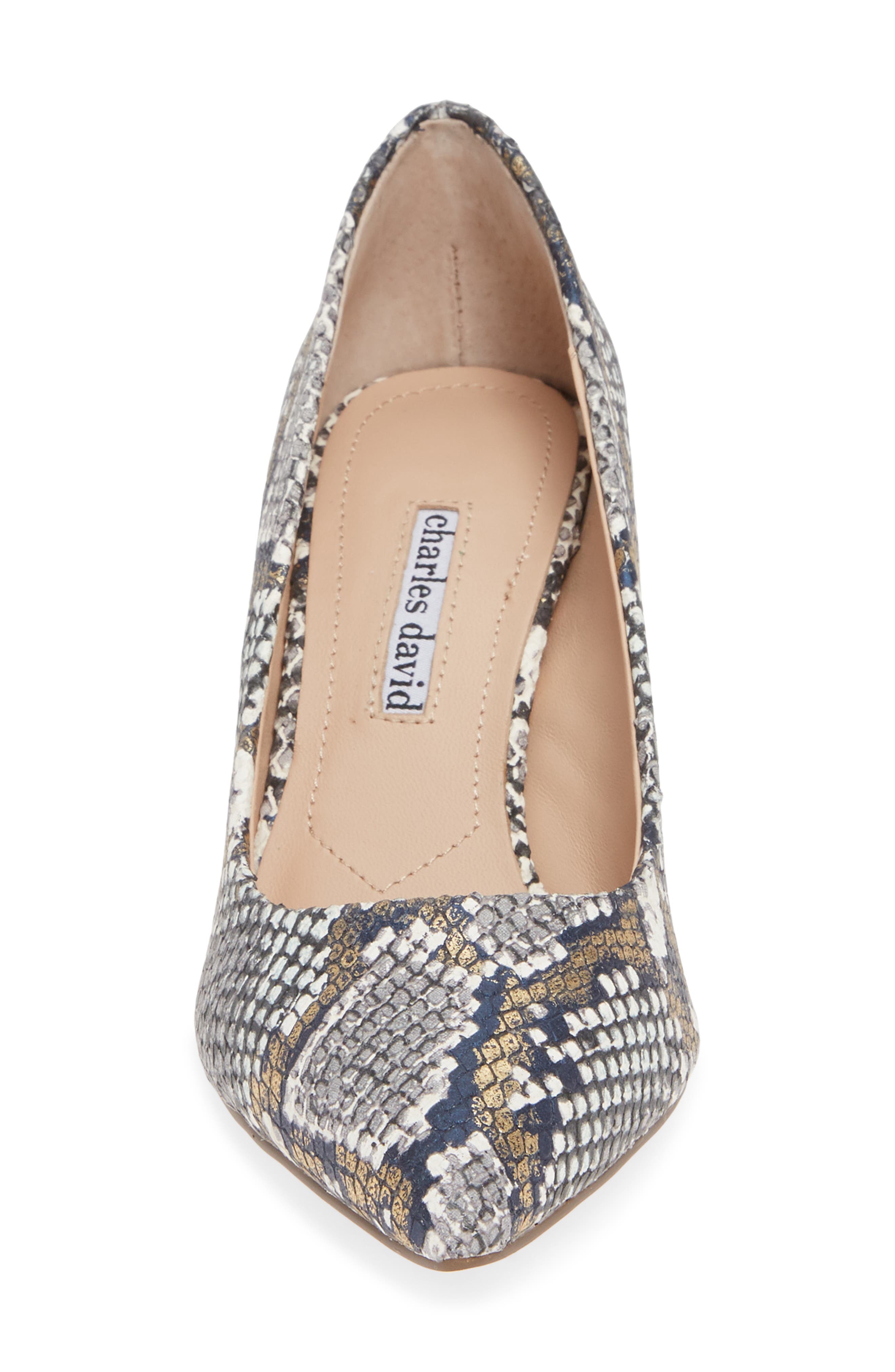Arsenal Pointed Toe Pump, Alternate, color, LIGHT LILAC SNAKE PRINT