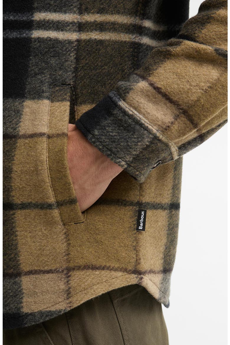 Woodlane Brushed Plaid Shirt Jacket, Alternate, color, BIRCHWOOD DRESS TARTAN