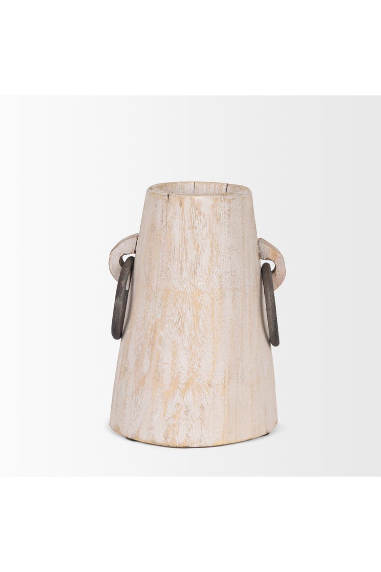 Monique Wood Pot, Alternate, color, Beige