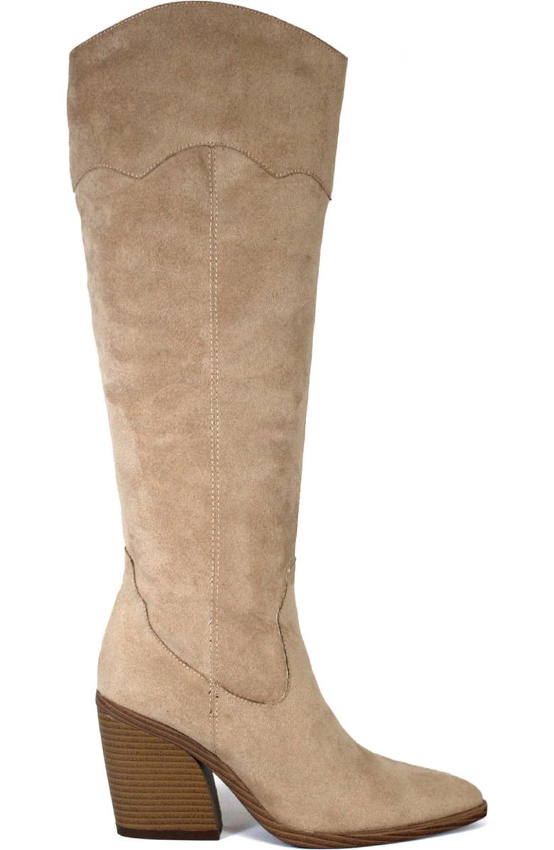 YOKI Muriel 09 Tall Boot, Alternate, color, Beige