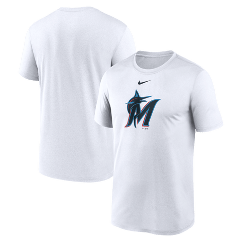 Men's Nike White Miami Marlins New Legend Dri-FIT T-Shirt