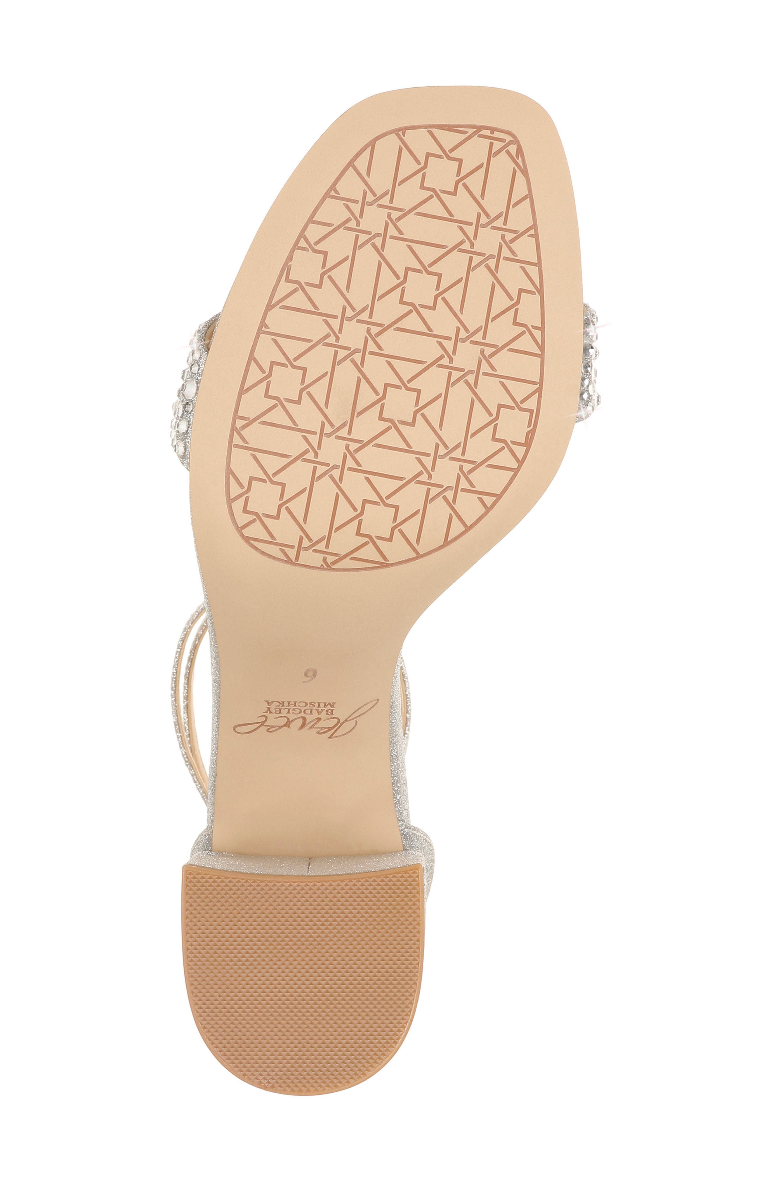 Jewel Badgley Mischka Natala Ankle Strap Sandal, Alternate, color, 