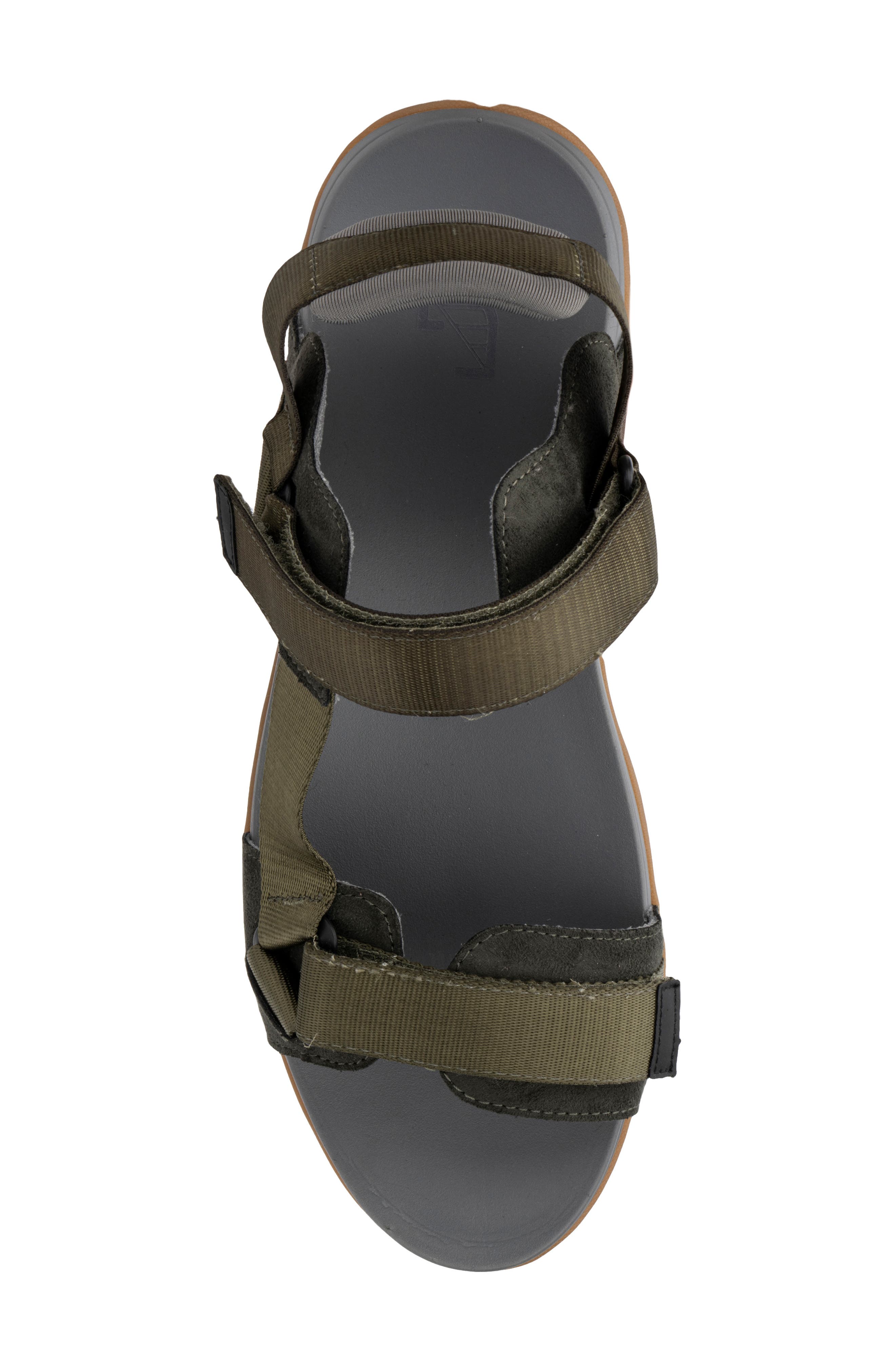 Valley Sandal, Alternate, color, OLIVE