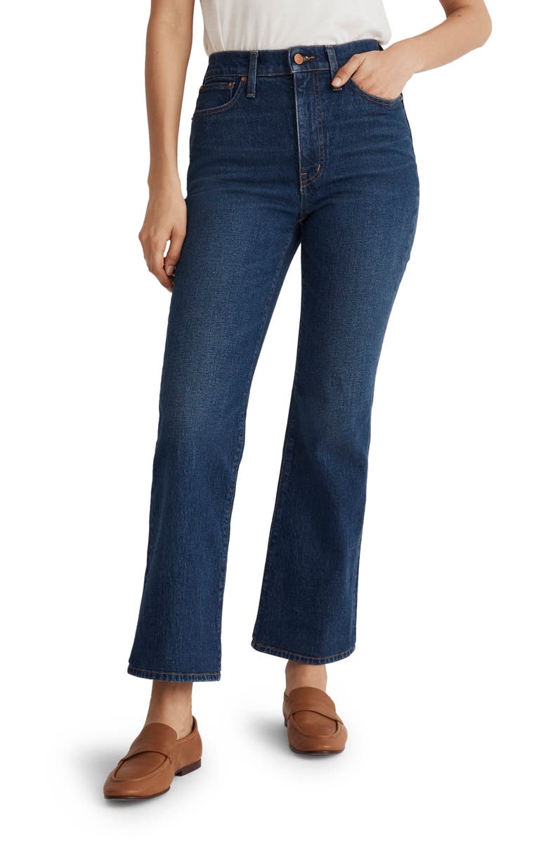 Madewell The Perfect Vintage High Waist Crop Flare Jeans, Main, color, 