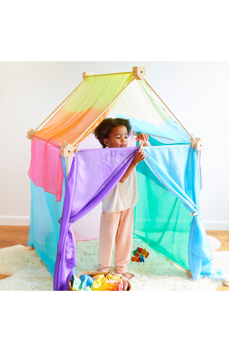 Sarah's Silks Play Fort Construction Set, Alternate, color, 