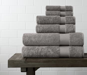 Nordstrom factory 6-Piece Luxury Aerospin Bath Towel, Hand Towel & Washcloth Set