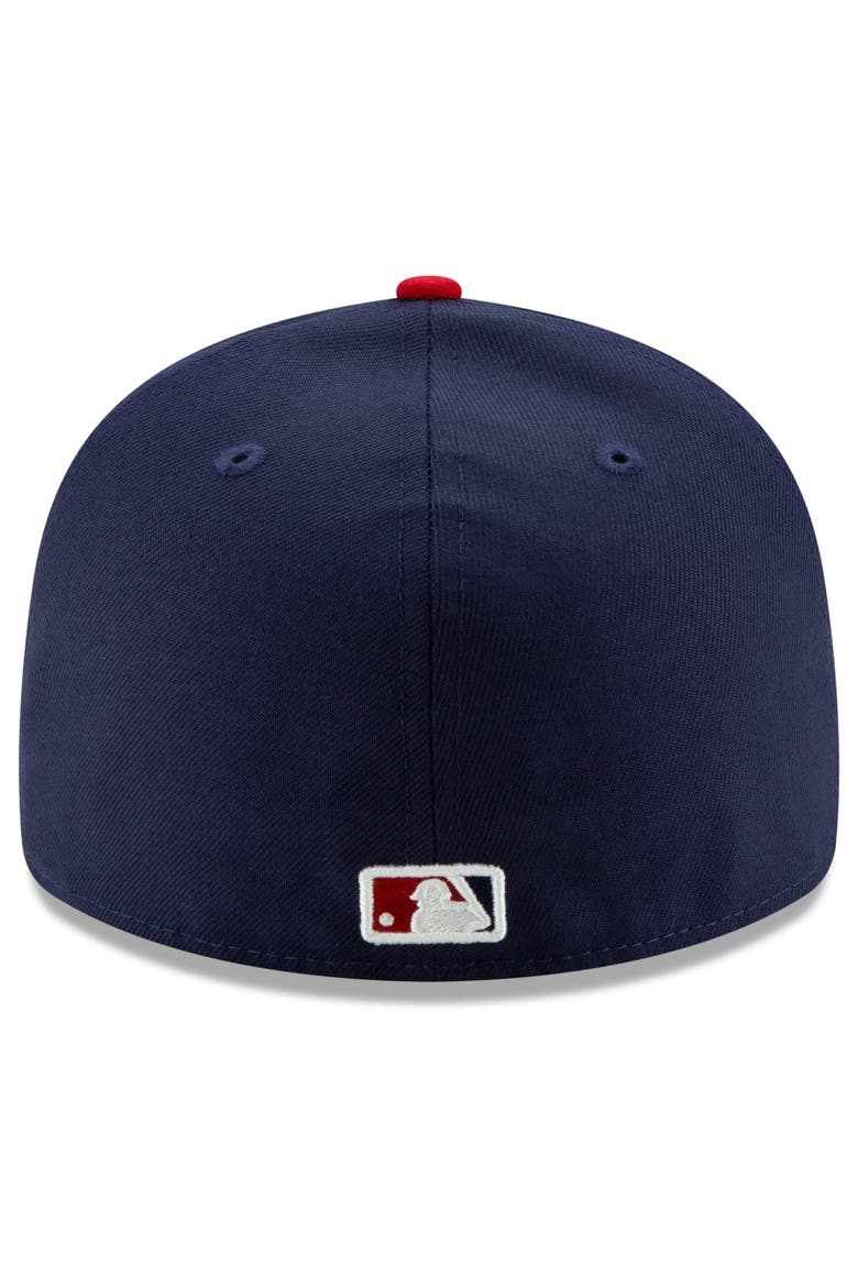 Men's New Era White/Navy Washington Nationals Alternate 2020 Authentic Collection On-Field Low Profile Fitted Hat, Alternate, color, WHITE