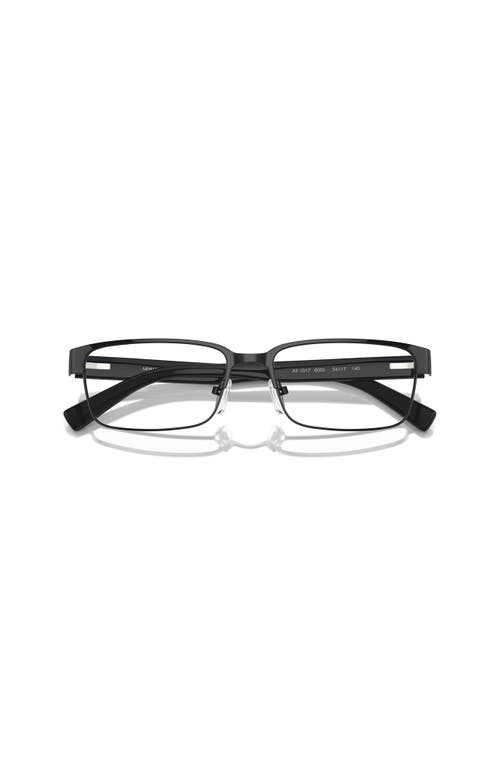 Armani Exchange 54mm Rectangle Optical Glasses In Black