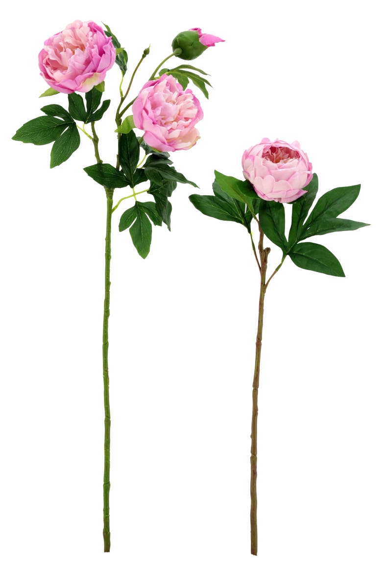 Ruffled Peony Natural Touch, Box of 6, Alternate, color, Lavender