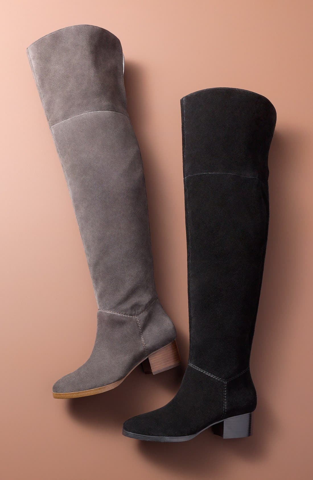 Tessie Tall Boot, Alternate, color, GREY SUEDE