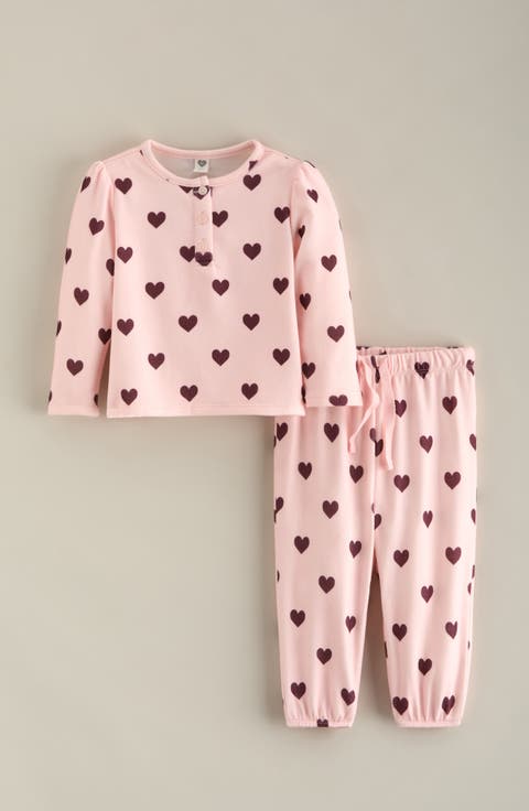 Hacci Top and Jogger Pants Set