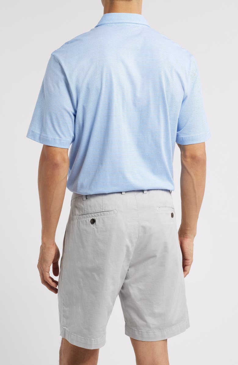 Peter Millar Crown Comfort Pinstripe Cotton Polo, Alternate, color, 