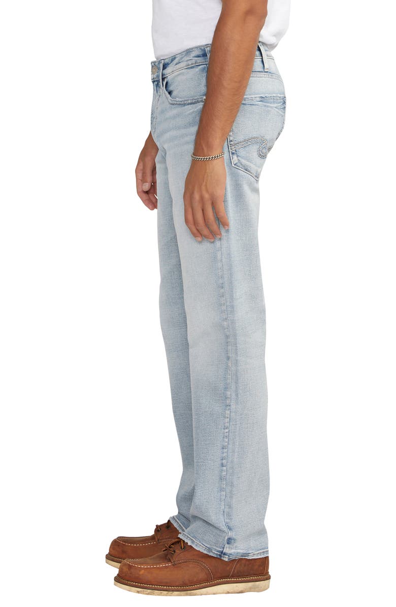 Silver Jeans Co. Zac Relaxed Straight Leg Jeans, Alternate, color,