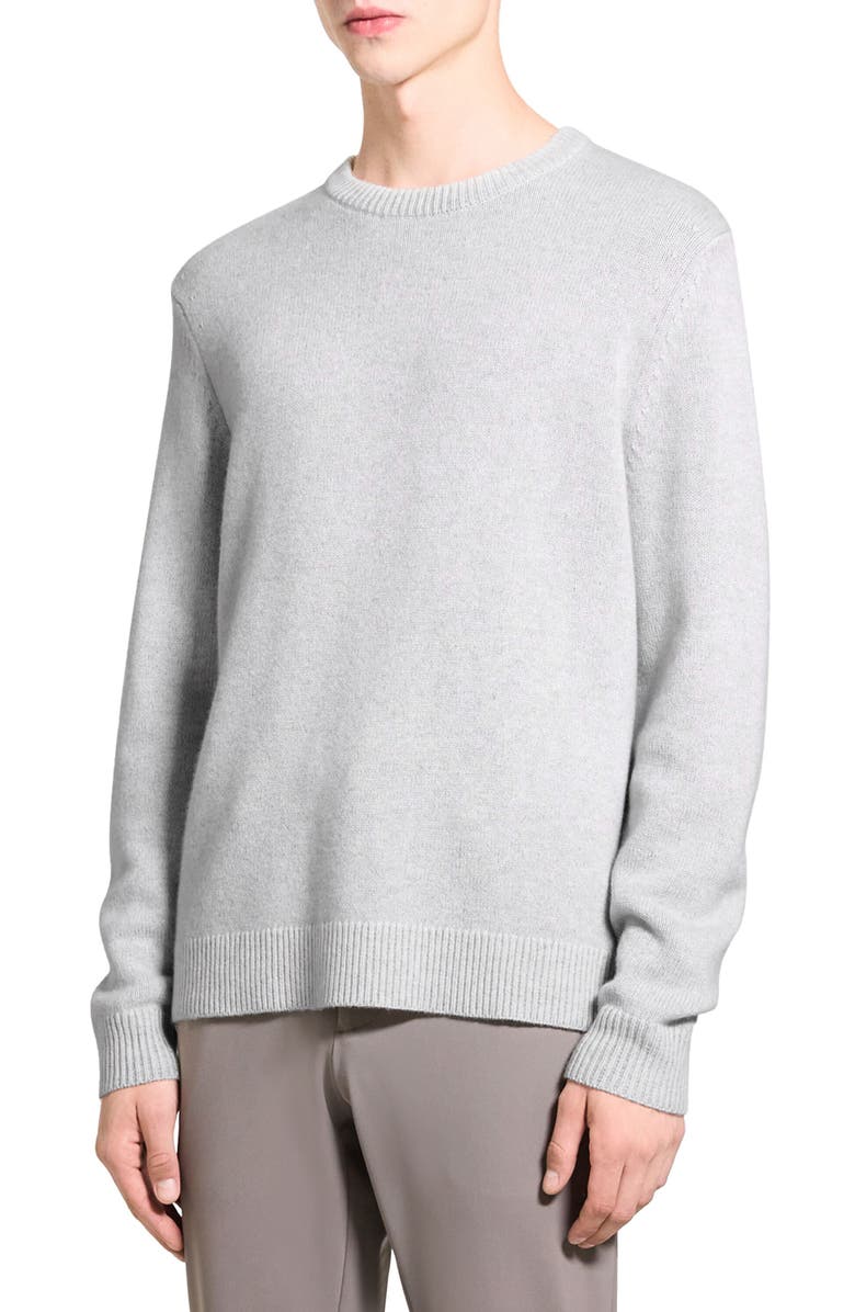 Theory Hilles Plush Wool & Cashmere Sweater, Alternate, color,