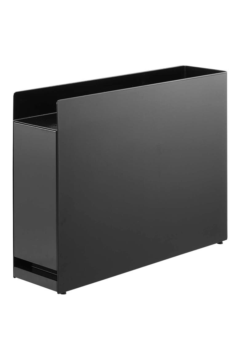 Sliding Drawer Seasoning Rack, Main, color, BLACK