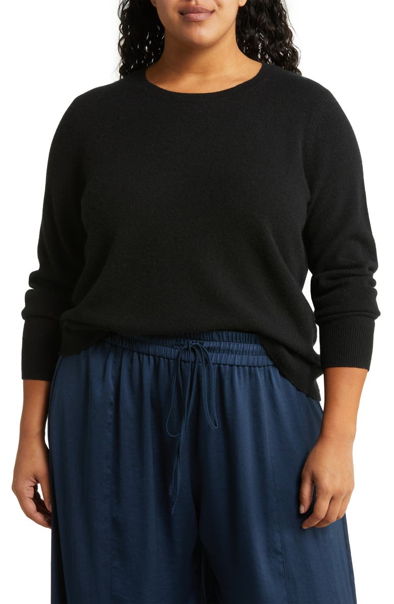 Nordstrom Cashmere Crewneck Sweater, Main, color,