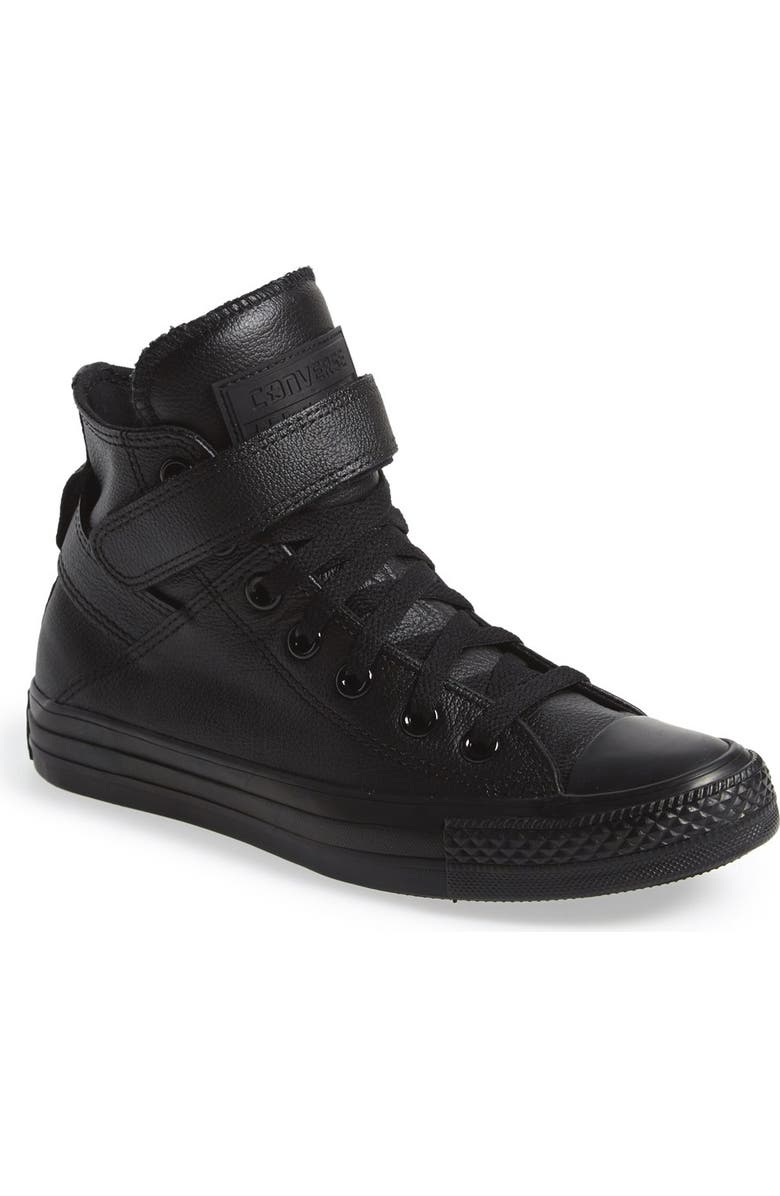 Converse Chuck Taylor<sup>®</sup> All Star<sup>®</sup> 'Brea' Leather High Top Sneaker, Main, color,