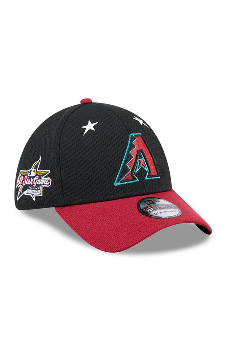 New Era Men's New Era Black/Red  Arizona Diamondbacks 2025 MLB All-Star Game 39THIRTY Flex Hat, Main, color, Black
