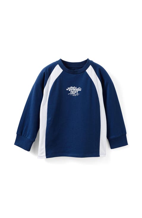 Kid's Moto Panelled Long Sleeve Tee
