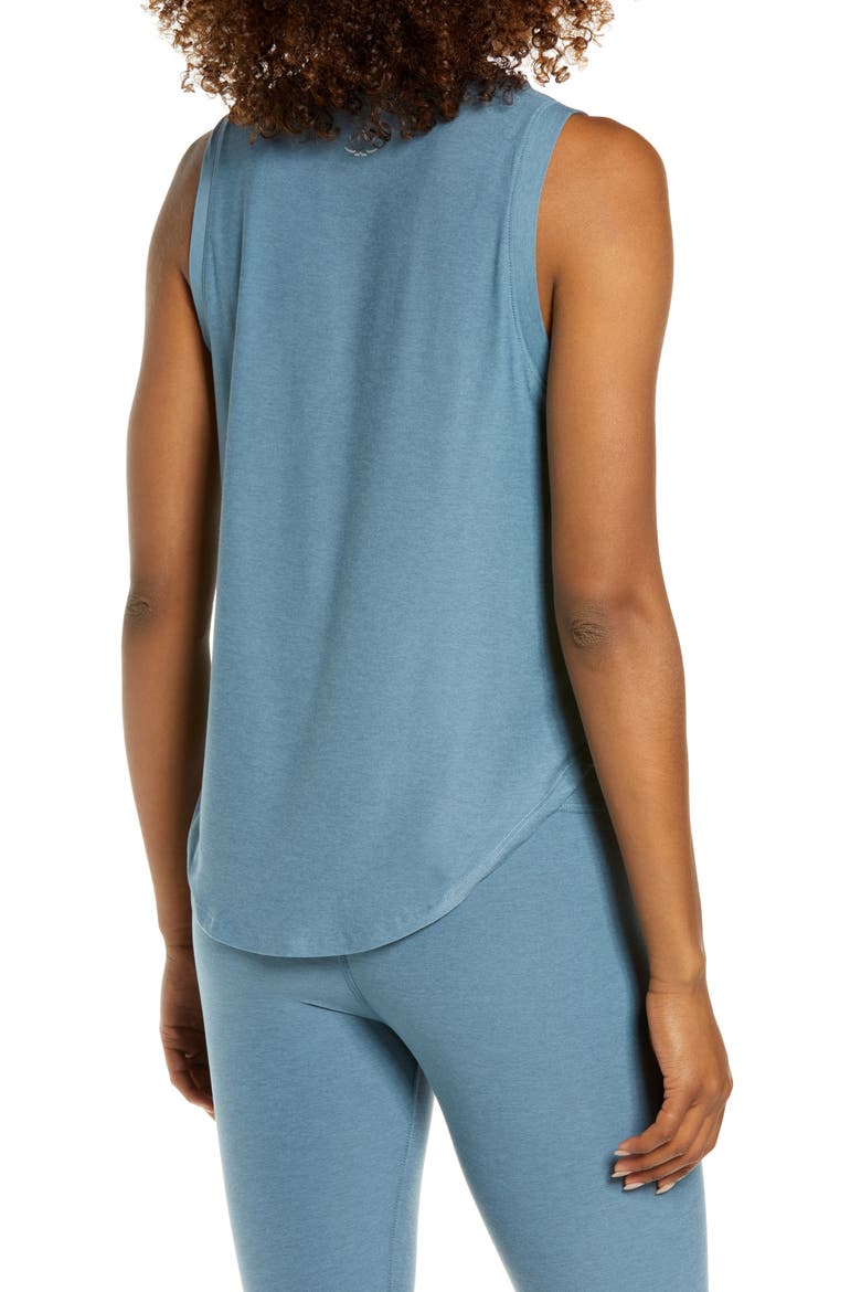 On the Down Low Tank Top, Alternate, color, BLUE MIRAGE MIST