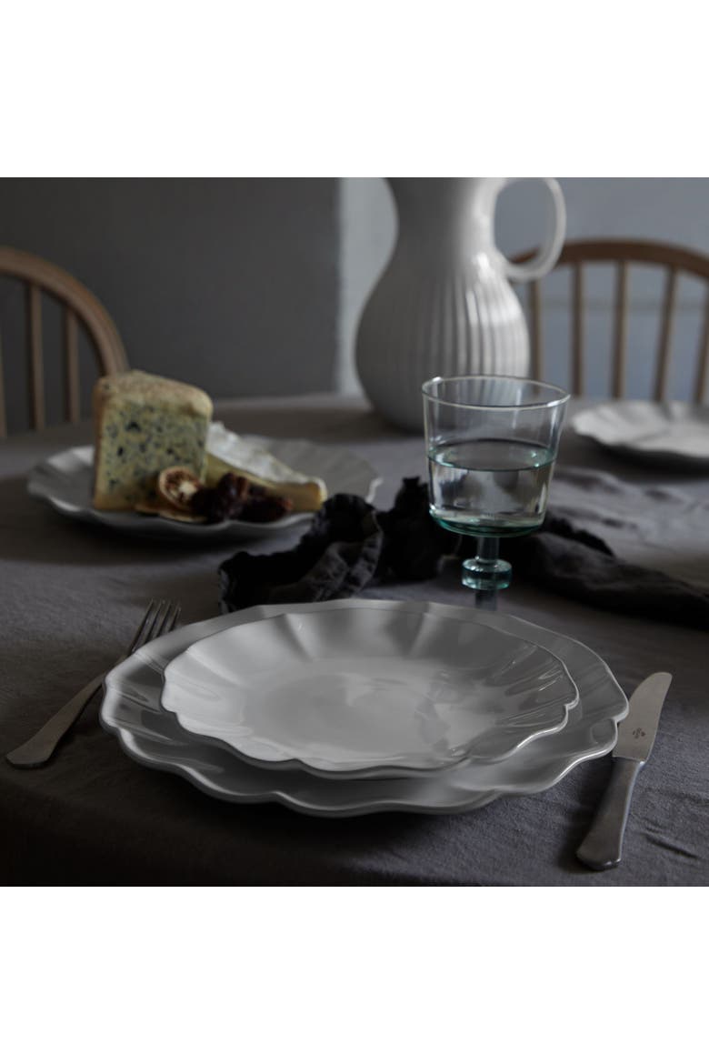 Rosa 12-pc place setting w/ pasta bowl, Alternate, color, White
