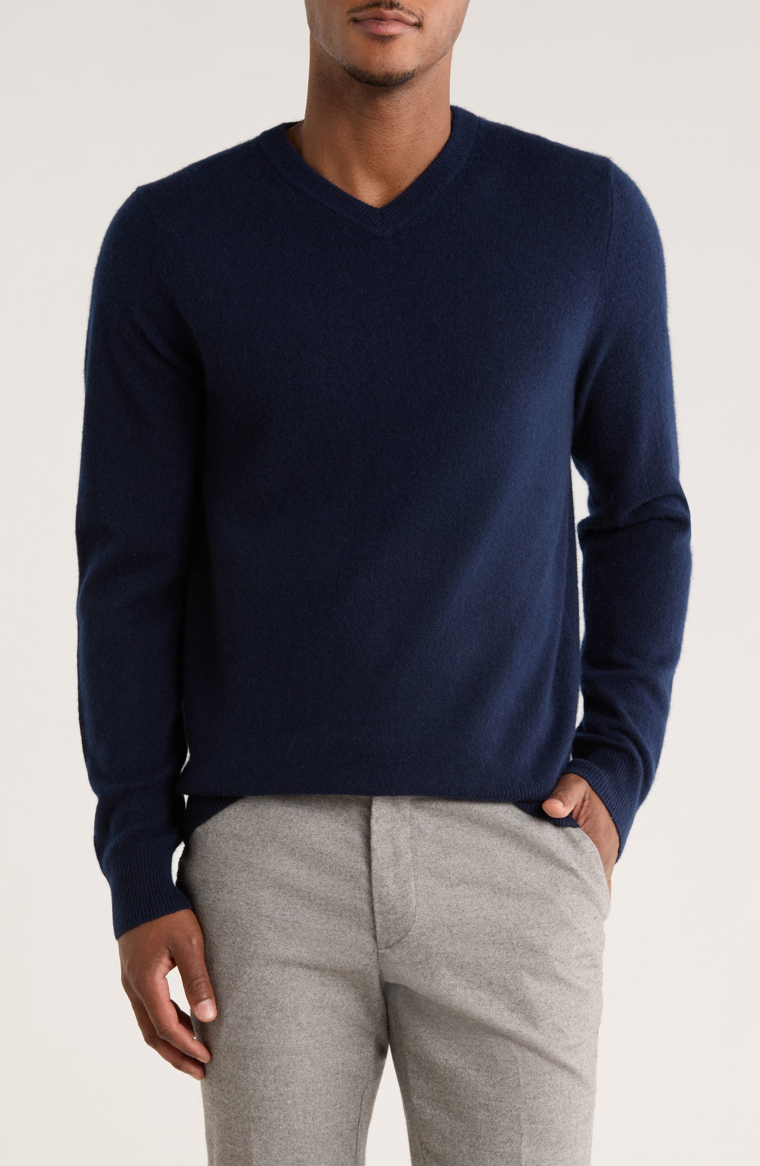 Nordstrom V-Neck Cashmere Sweater