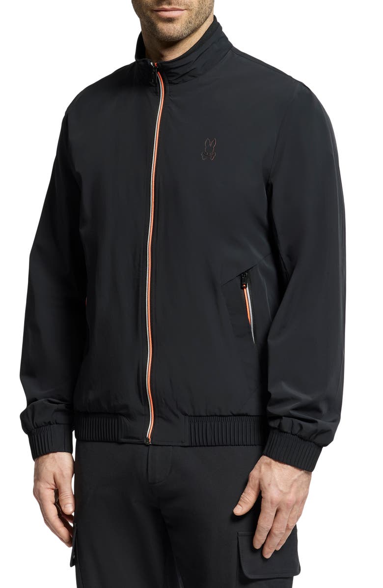 Psycho Bunny Chinos Woven Stretch Nylon Jacket, Alternate, color,