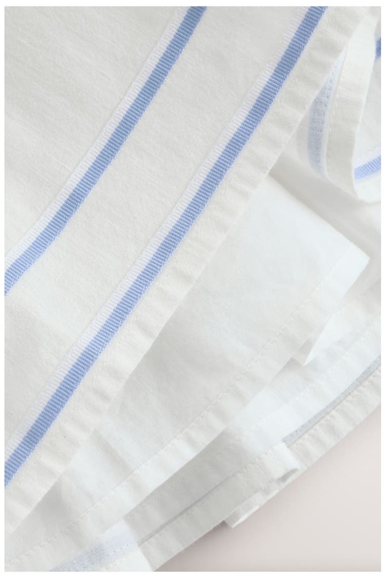 Sailor Collar Flutter Sleeve Dress, Alternate, color, WHITE