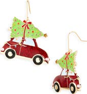 Leith Tree Car Drop Earrings