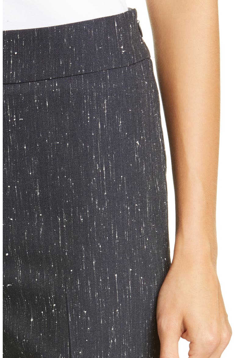 Rain Effect Bouclé Pants, Alternate, color, NAVY