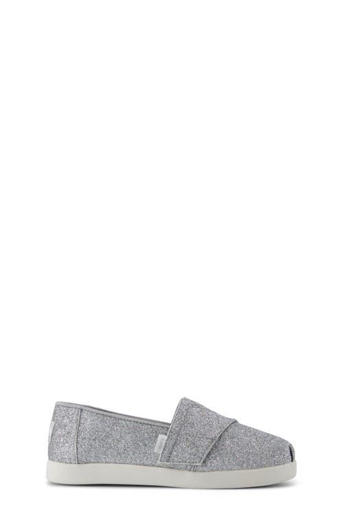 Toms Kids' Alpargata Sneaker In Silver