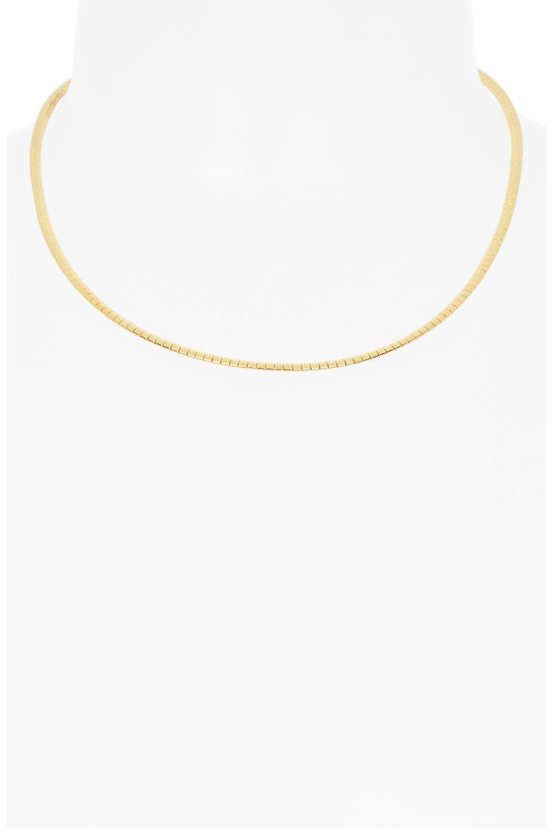 Demi Fine Omega Chain Necklace, Alternate, color, GOLD