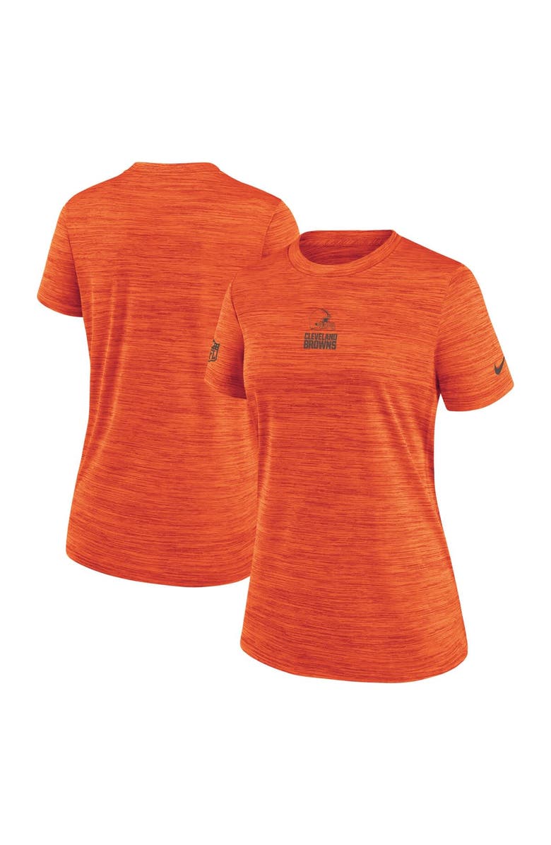 Nike Women's Nike Orange Cleveland Browns Sideline Velocity Dri-FIT T-Shirt, Main, color, Orange