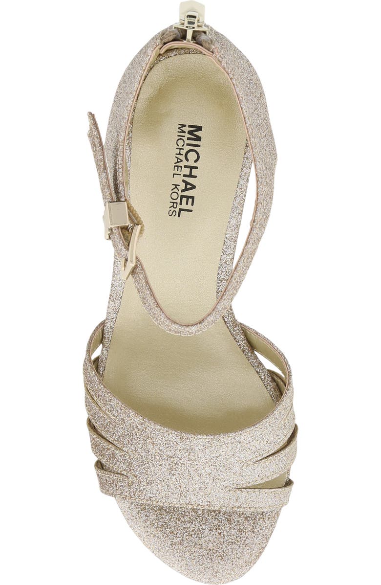 MICHAEL Michael Kors Gemini Joi Glitter Sandal, Alternate, color,
