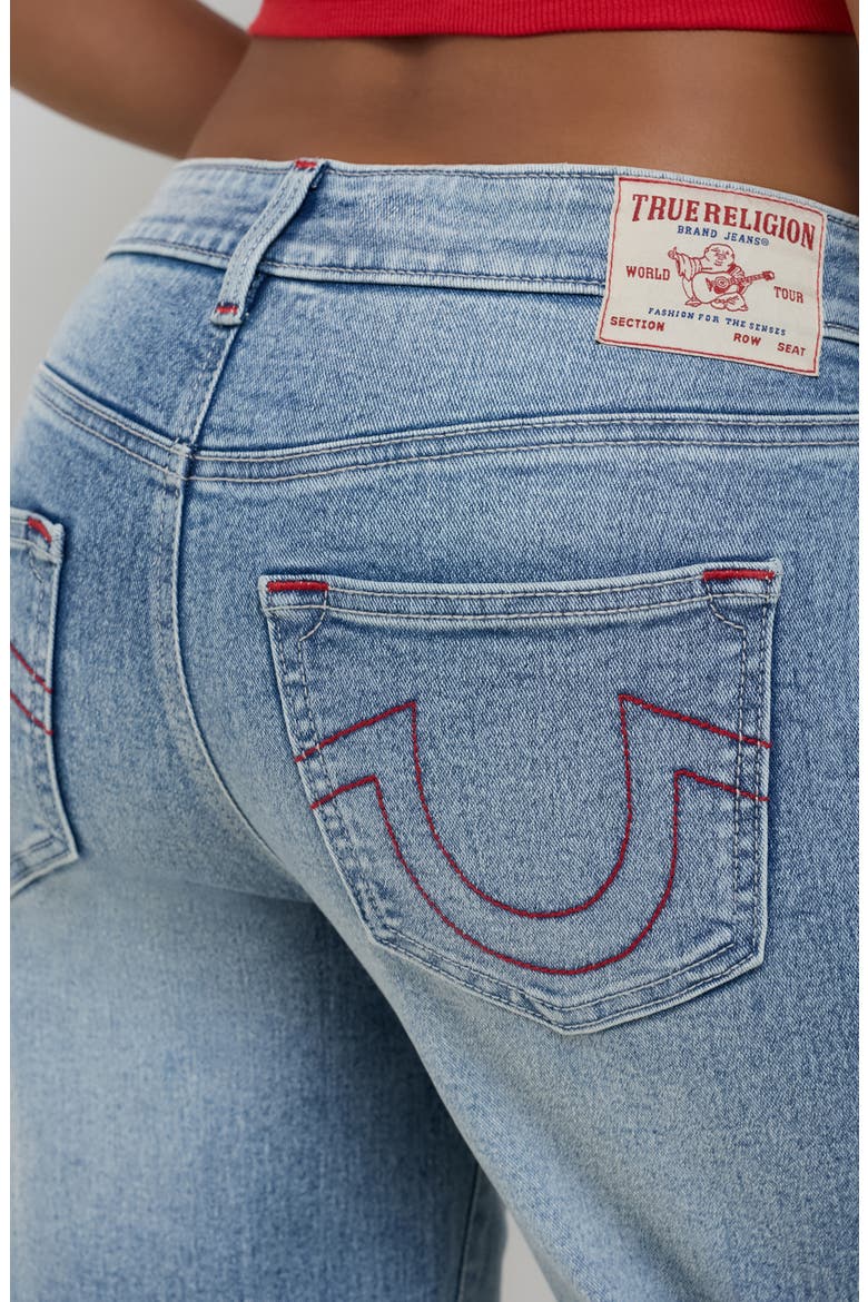 Bobbi Baggy Wide Leg Jeans, Alternate, color, LIGHT BUCKING WASH