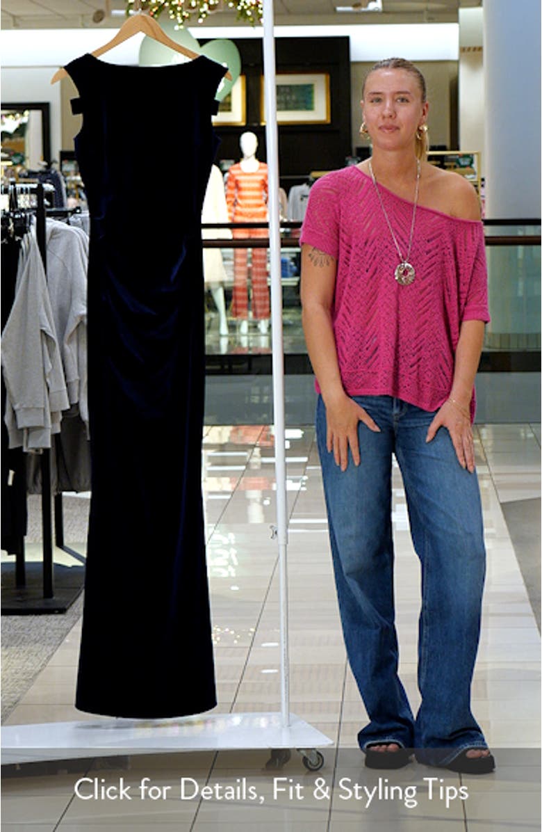 Nima Embellished Velvet Gown, sales video thumbnail