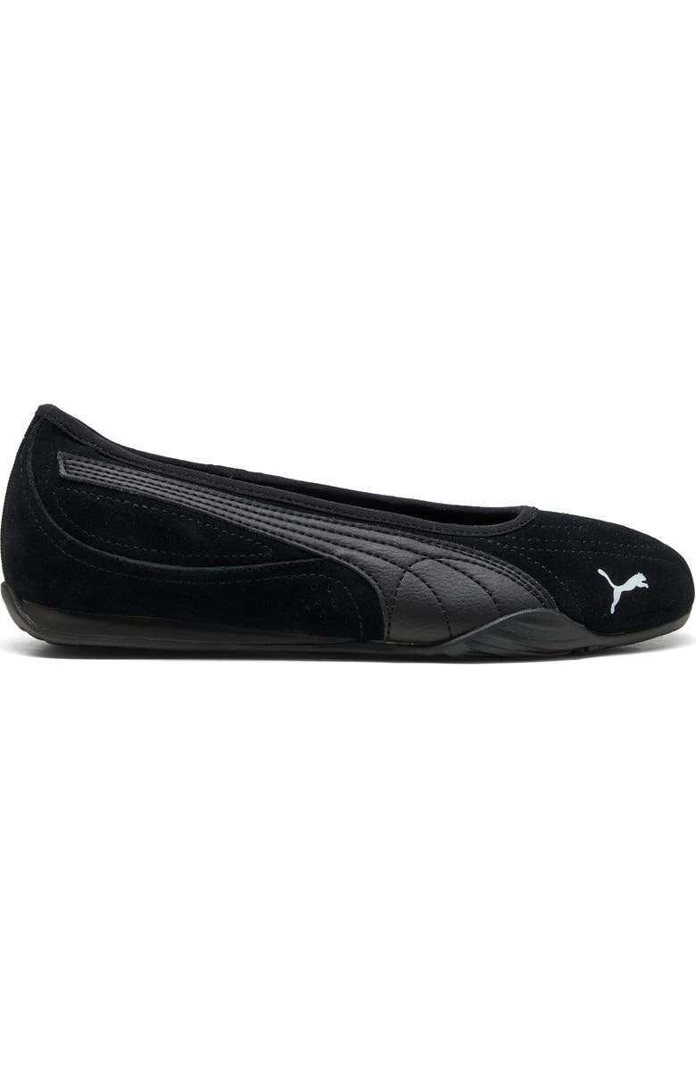 PUMA Catch Soleil Ballerina Flat, Alternate, color, Puma Black/ Puma White