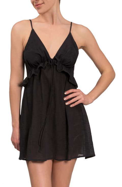 Isabelle Tie-Front Cotton Chemise