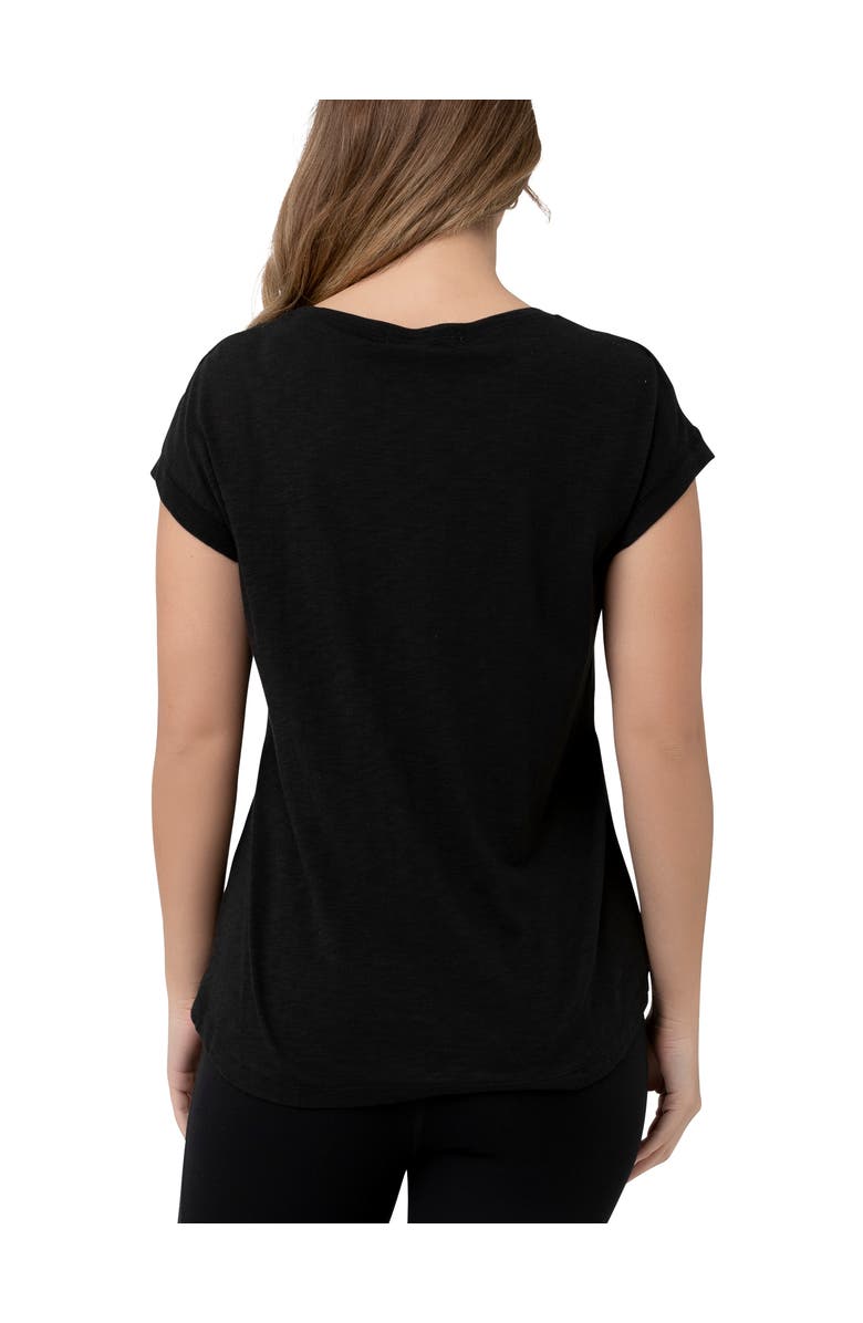 Ripe Maternity Richie Nursing Tee, Alternate, color, Black
