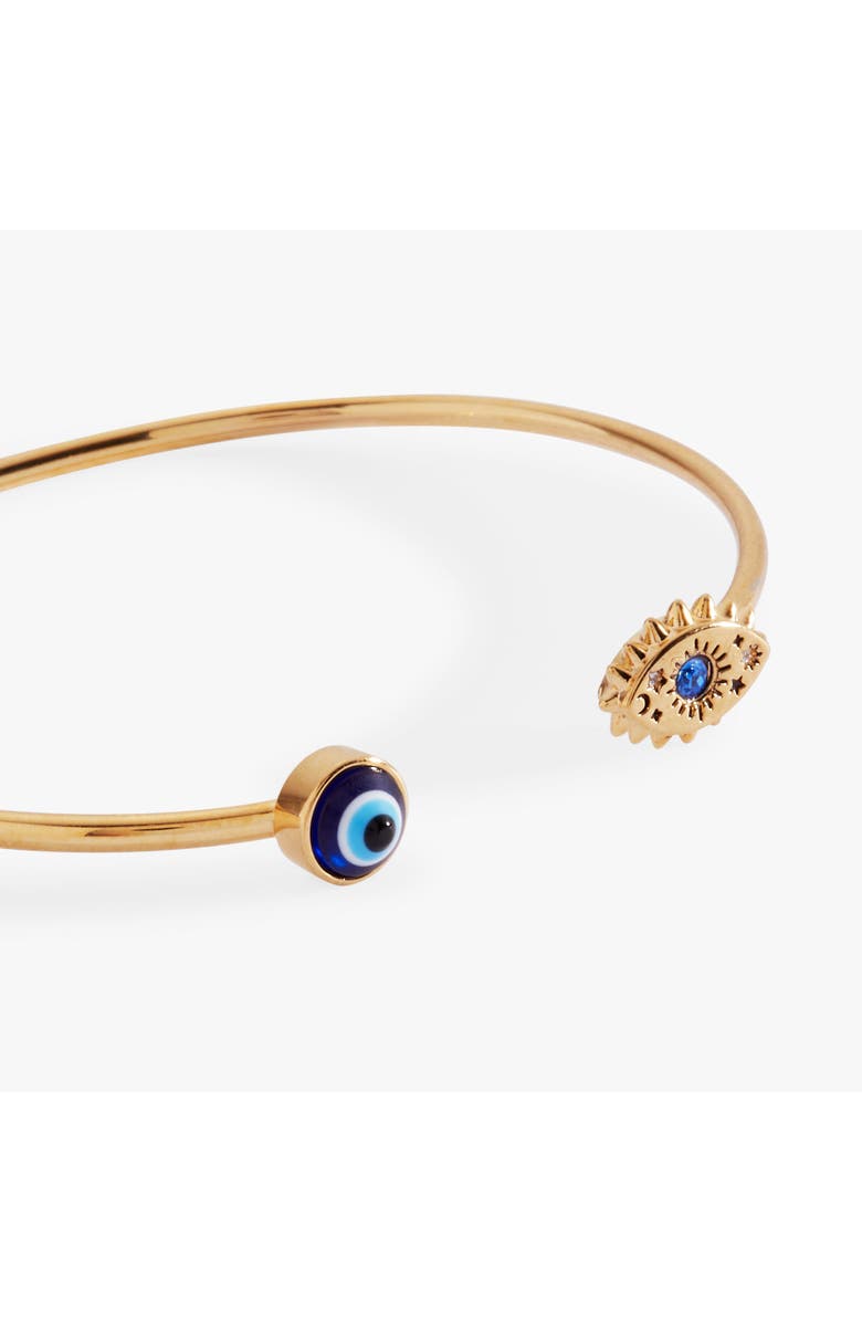 Alex and Ani Evil Eye Flex Cuff, Alternate, color, 