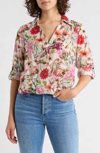 CHENAULT Print Woven Top